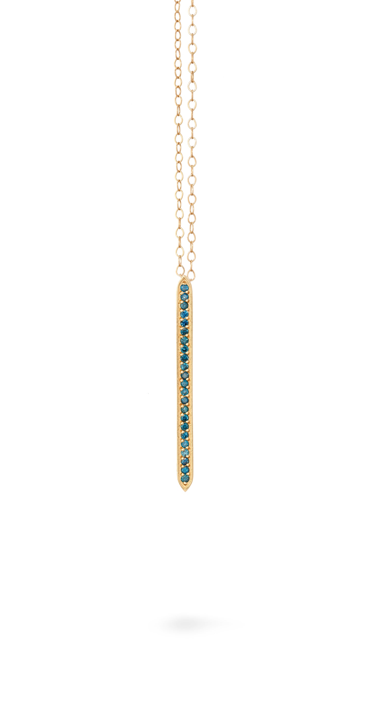 Blue Diamond Goddess Necklace
