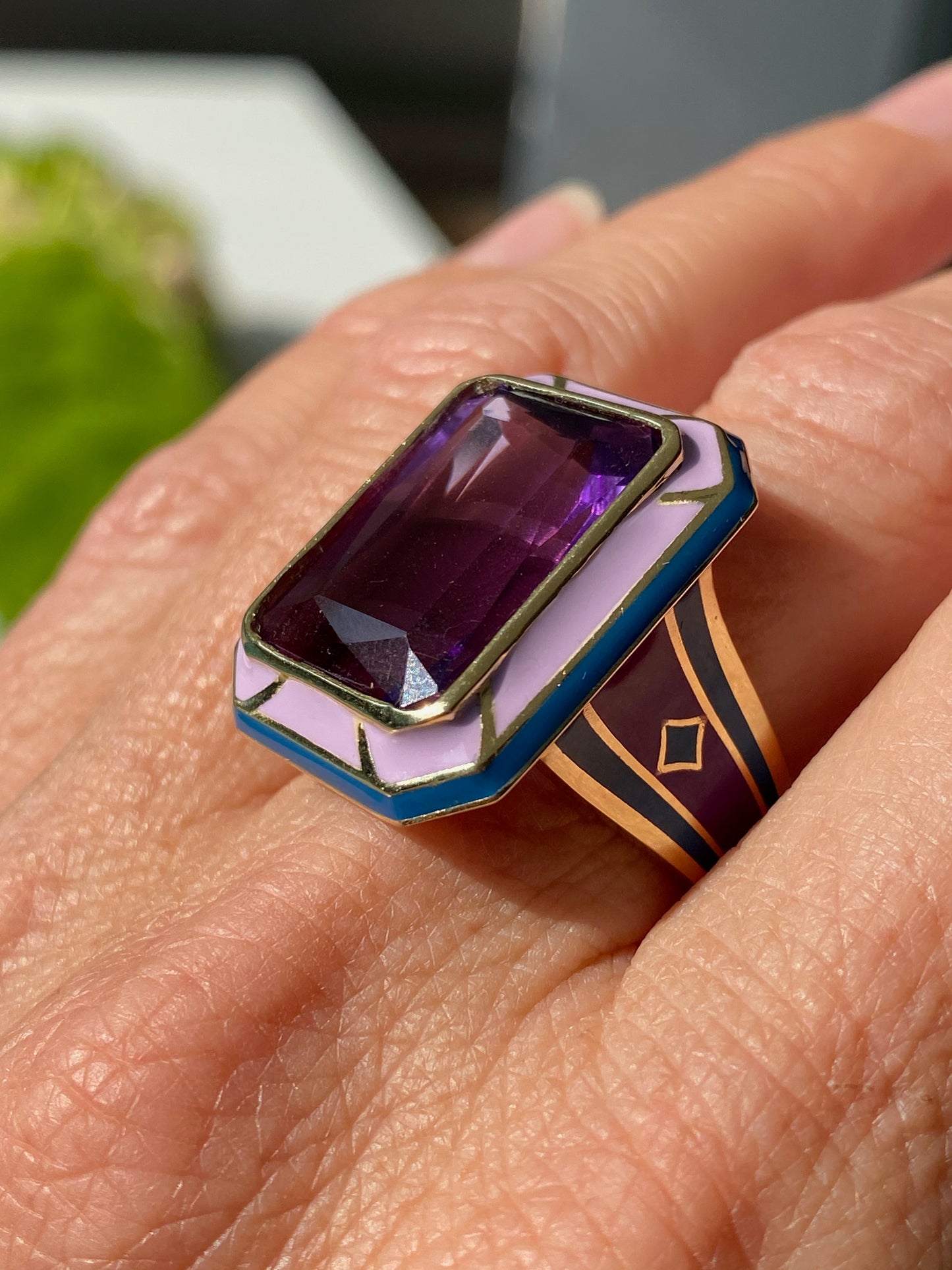 
                  
                    Not Your Grandma's Cocktail Ring, Amethyst
                  
                