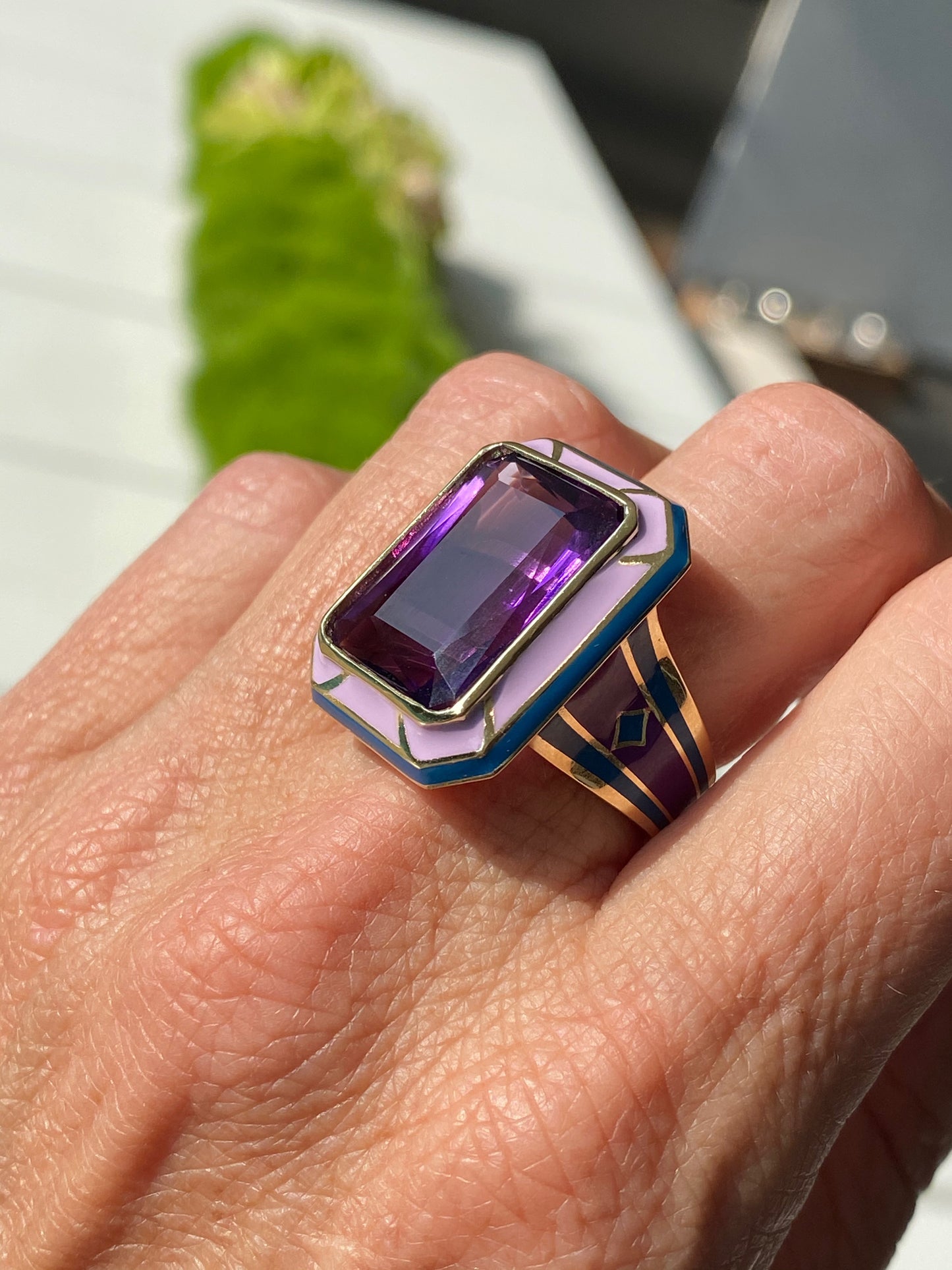 
                  
                    Not Your Grandma's Cocktail Ring, Amethyst
                  
                