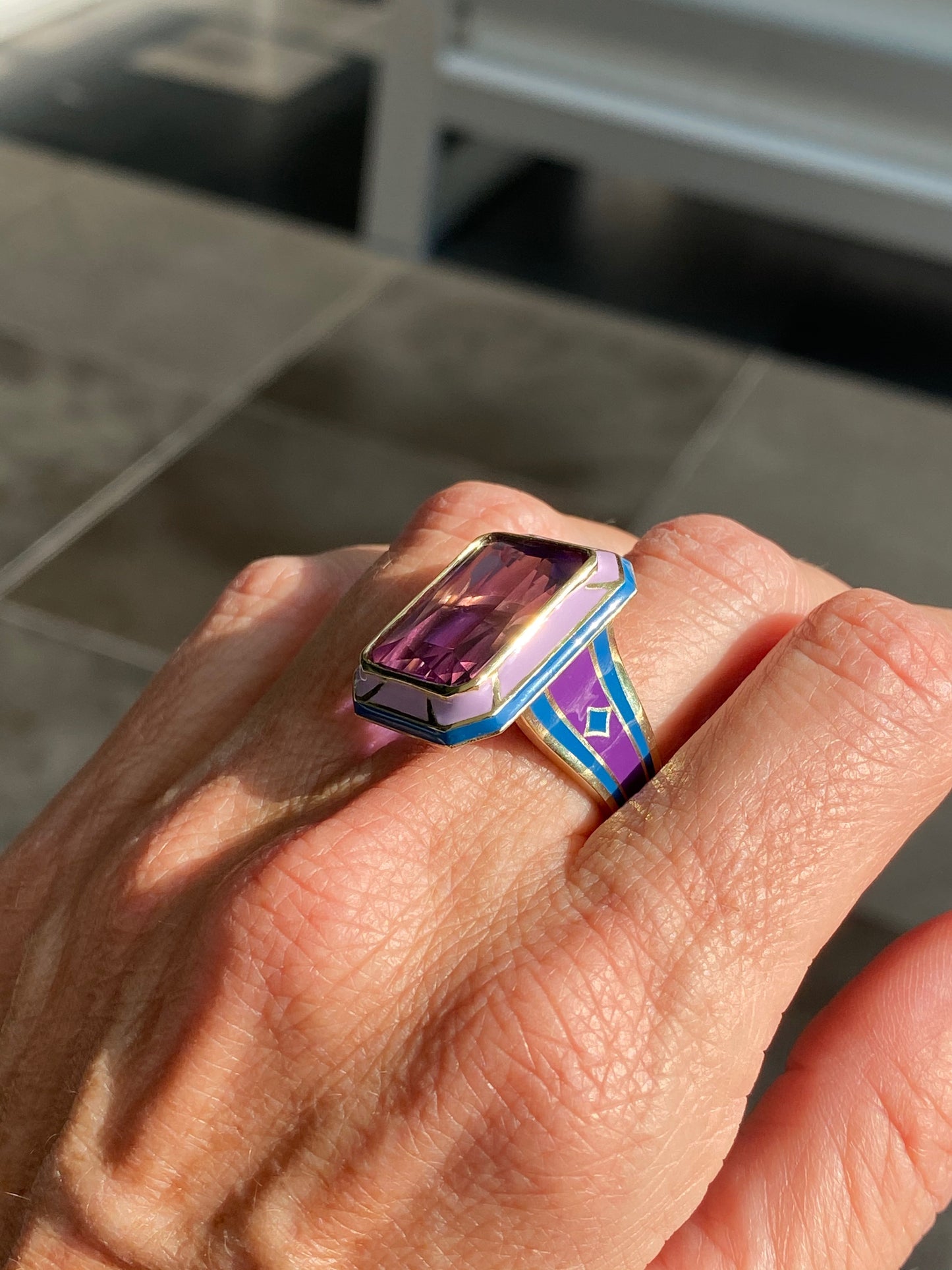 
                  
                    Not Your Grandma's Cocktail Ring, Amethyst
                  
                