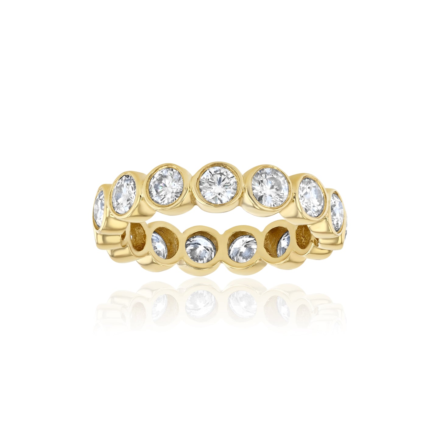 
                  
                    Moissanite Bezel Ring
                  
                