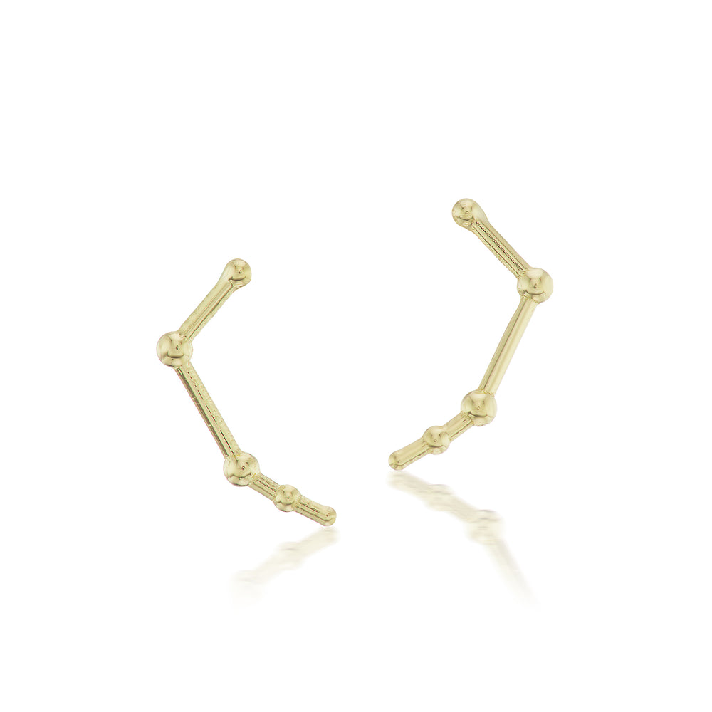 
                  
                    Aries Constellation Gold Stud Earrings
                  
                