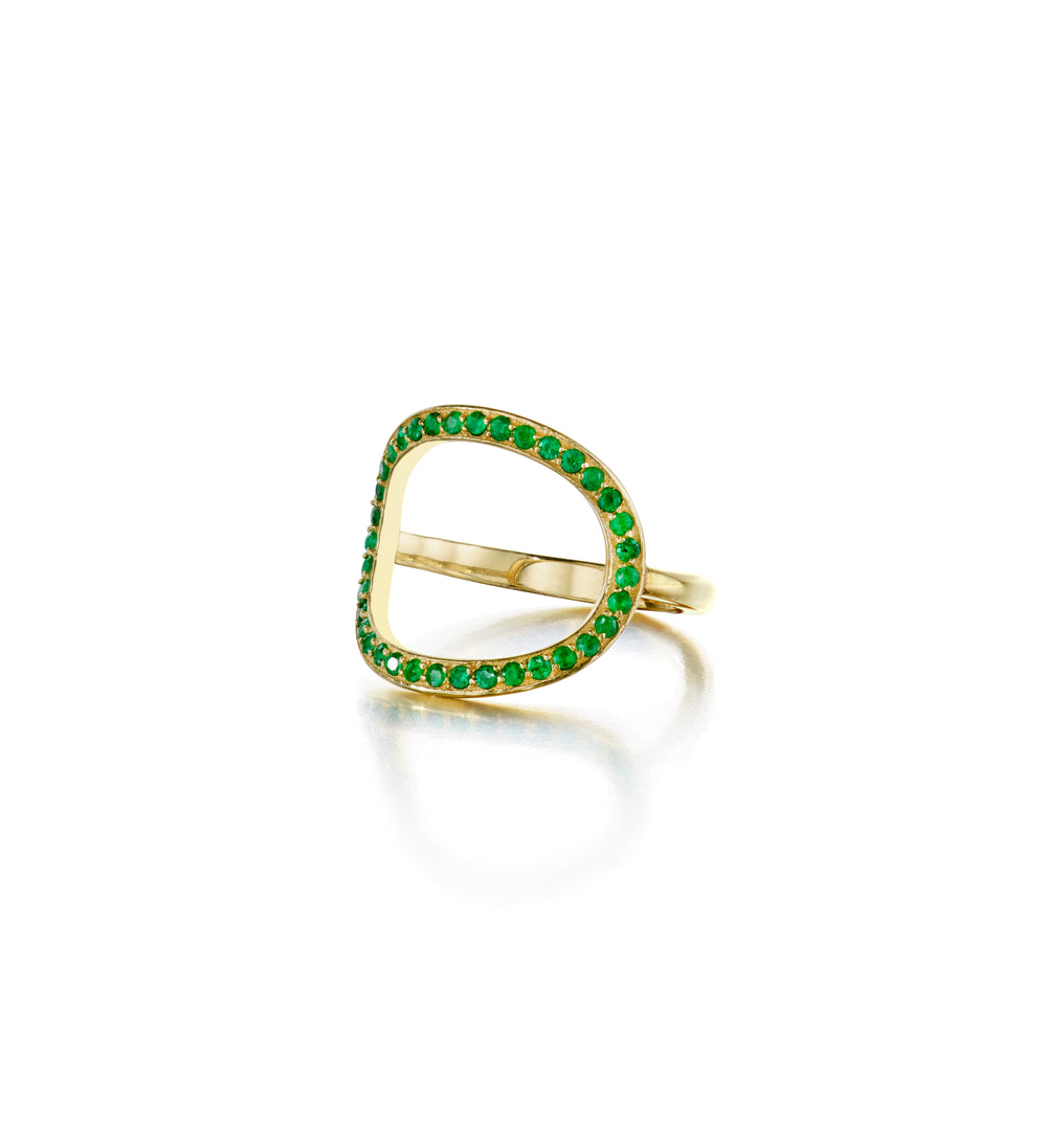 Emerald Circle Ring