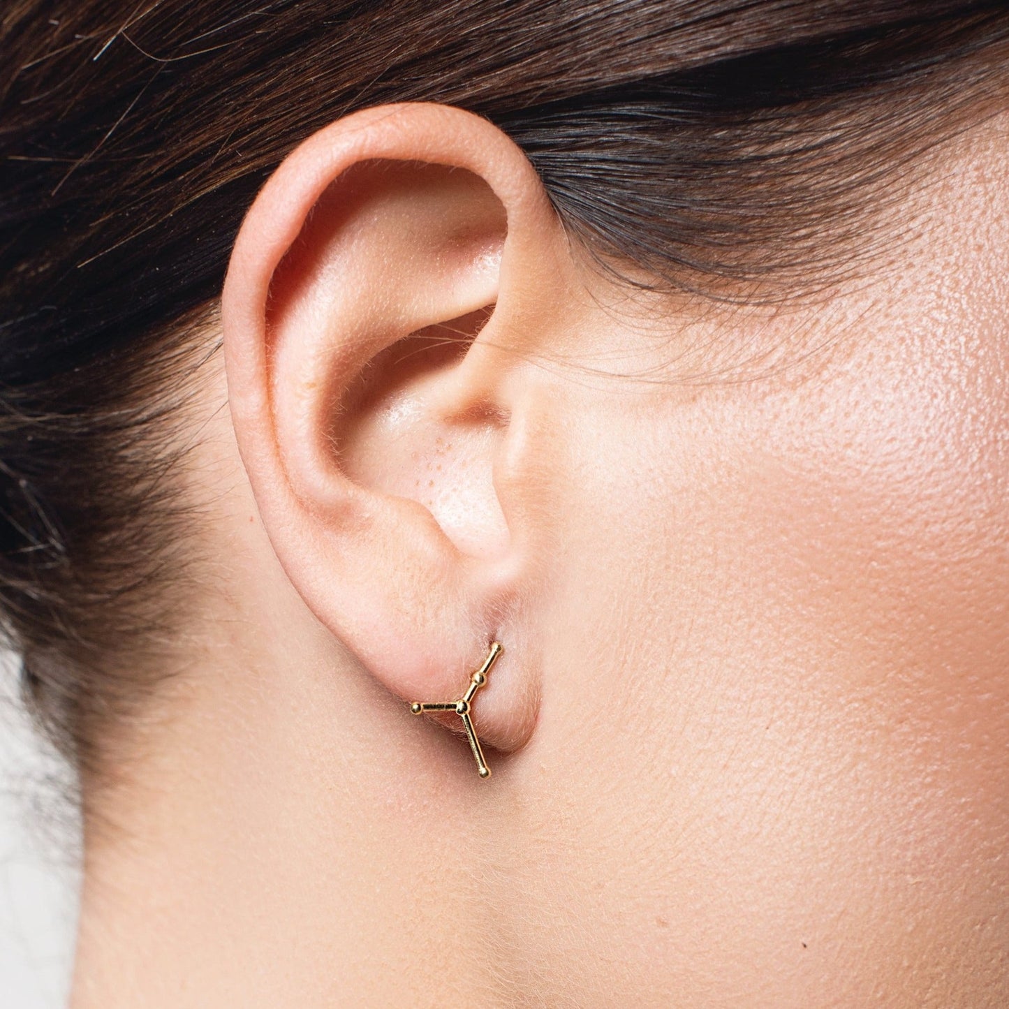 
                  
                    Cancer Constellation Gold Stud Earrings
                  
                