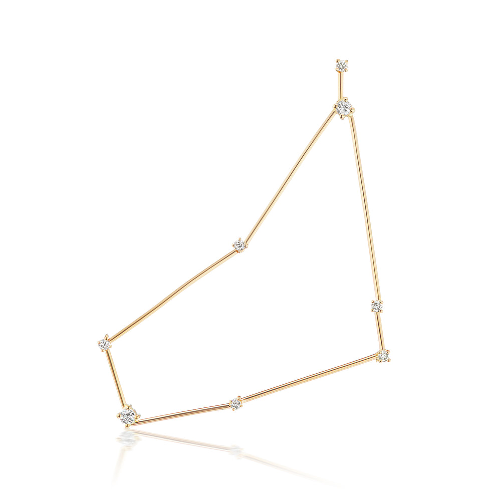 Capricorn Constellation Earring (Large, Single)
