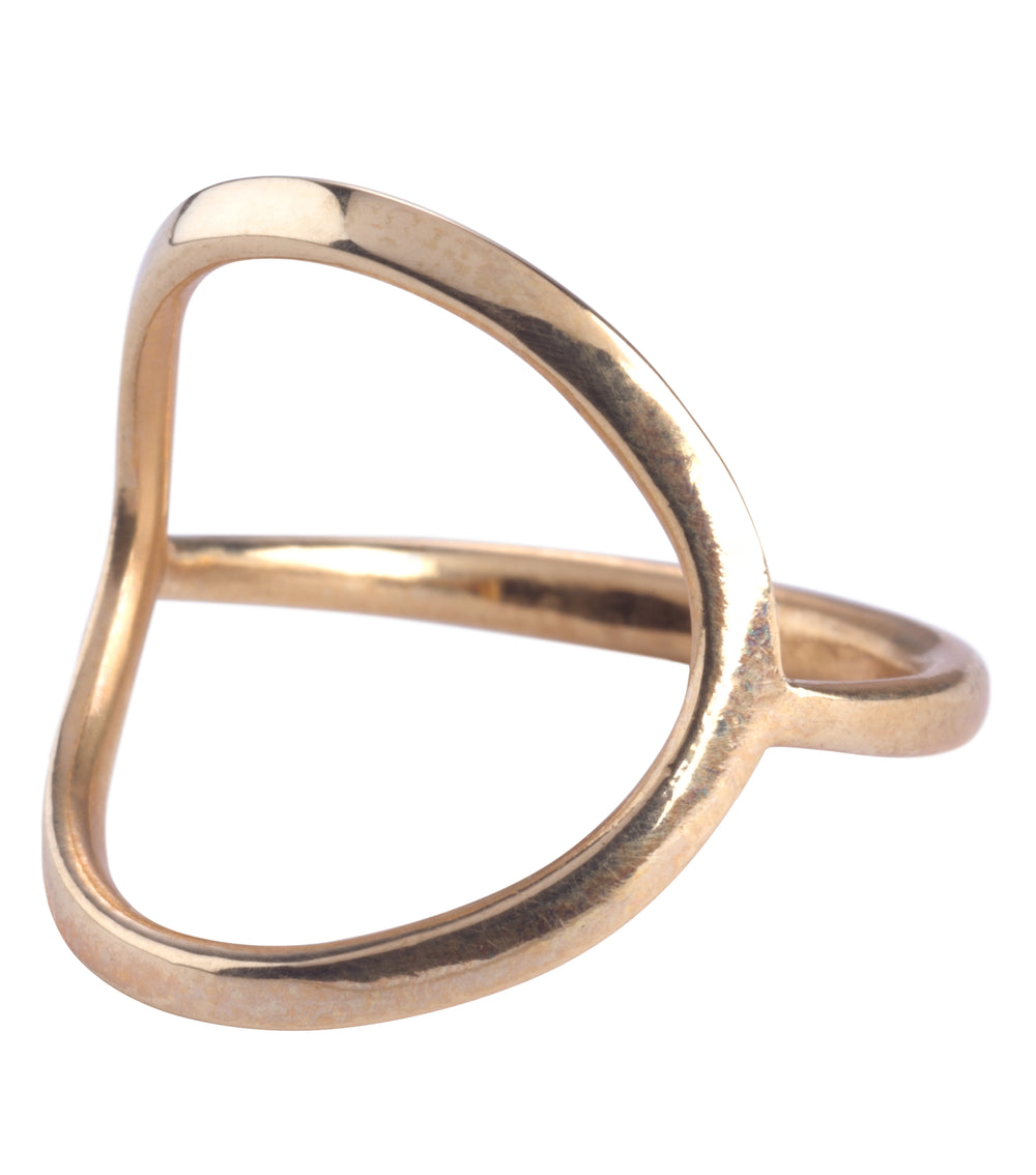 Gold Circle Ring