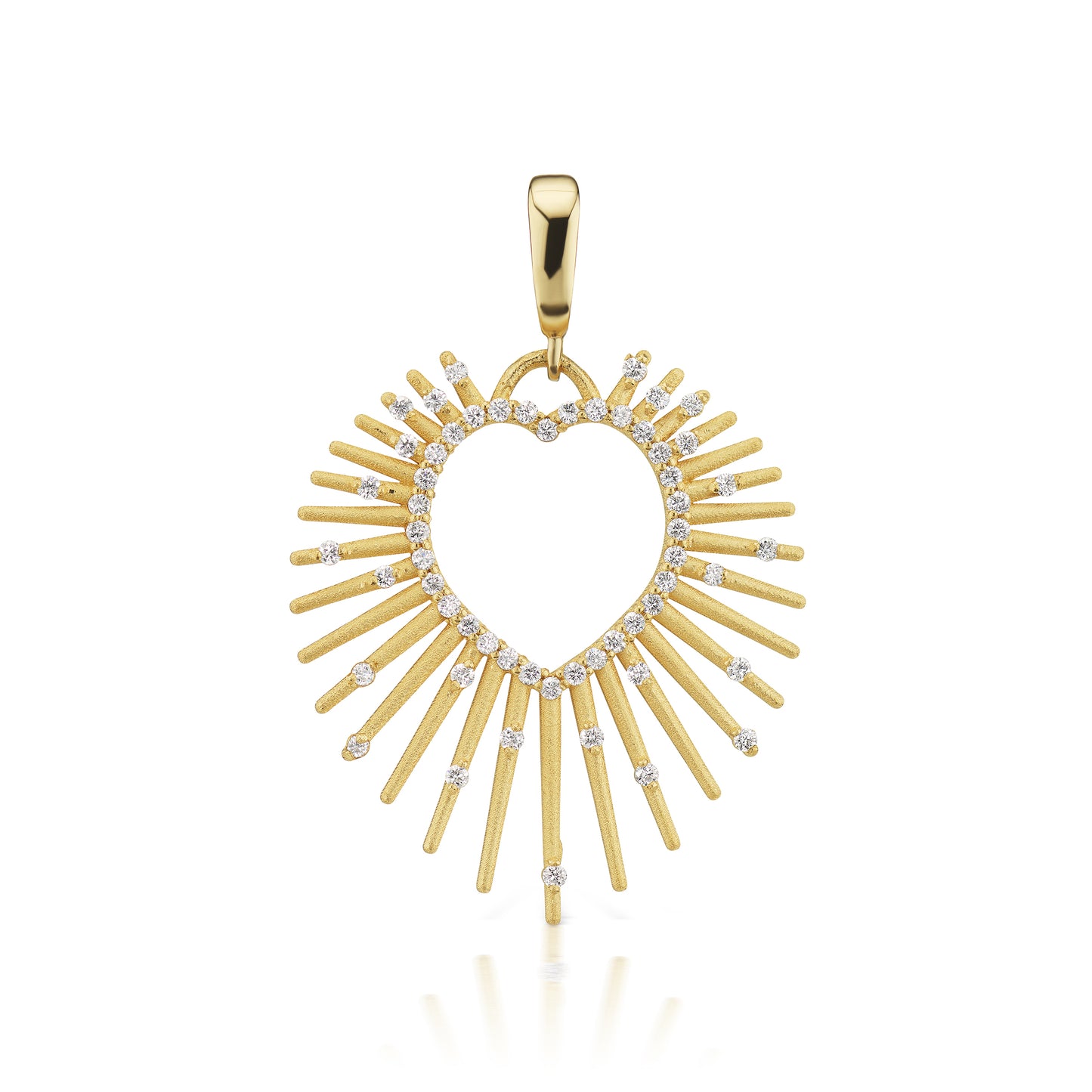 
                  
                    Diamond Halo Heart Charm
                  
                