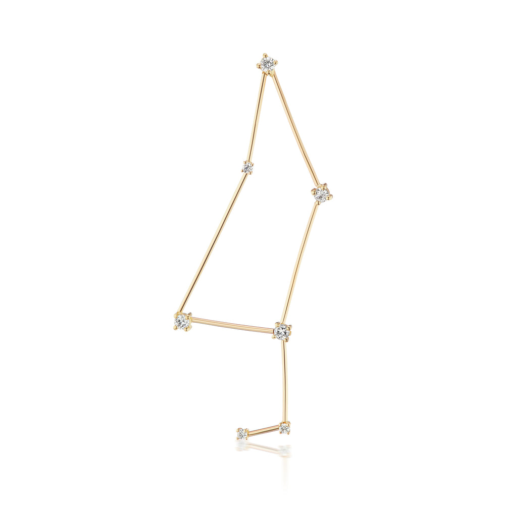 Leo Constellation Earring (Large, Single)