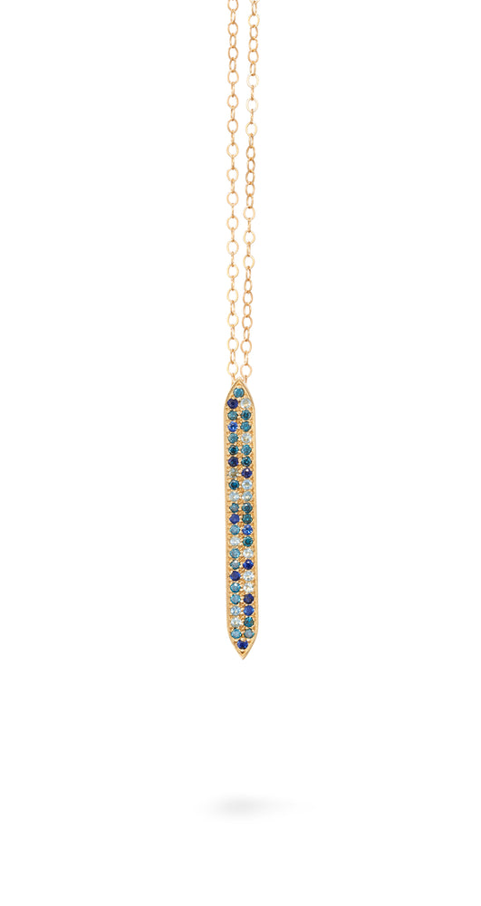 
                  
                    Mixed Blues Goddess Necklace
                  
                