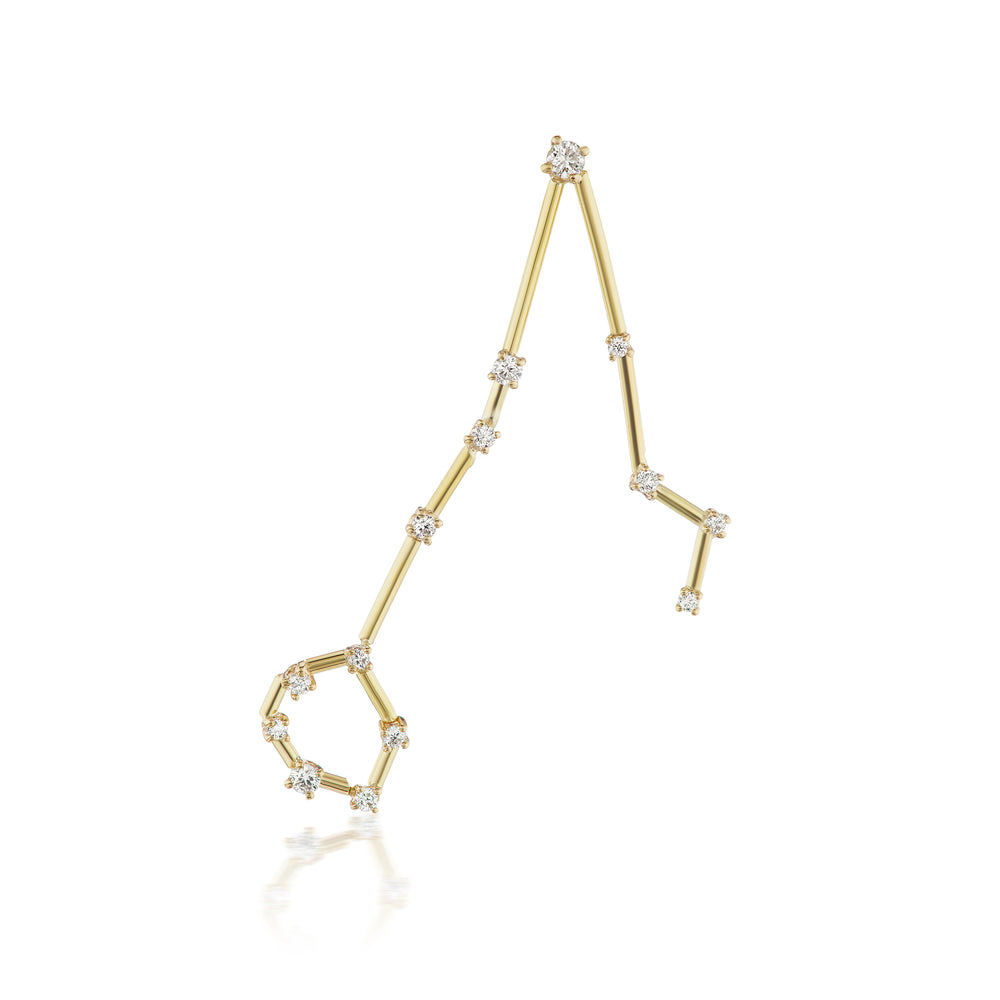 Pisces Constellation Earring (Small, Single)