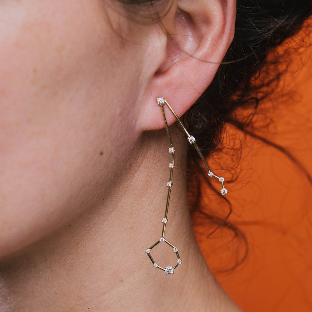 
                  
                    Pisces Constellation Earring (Large, Single)
                  
                