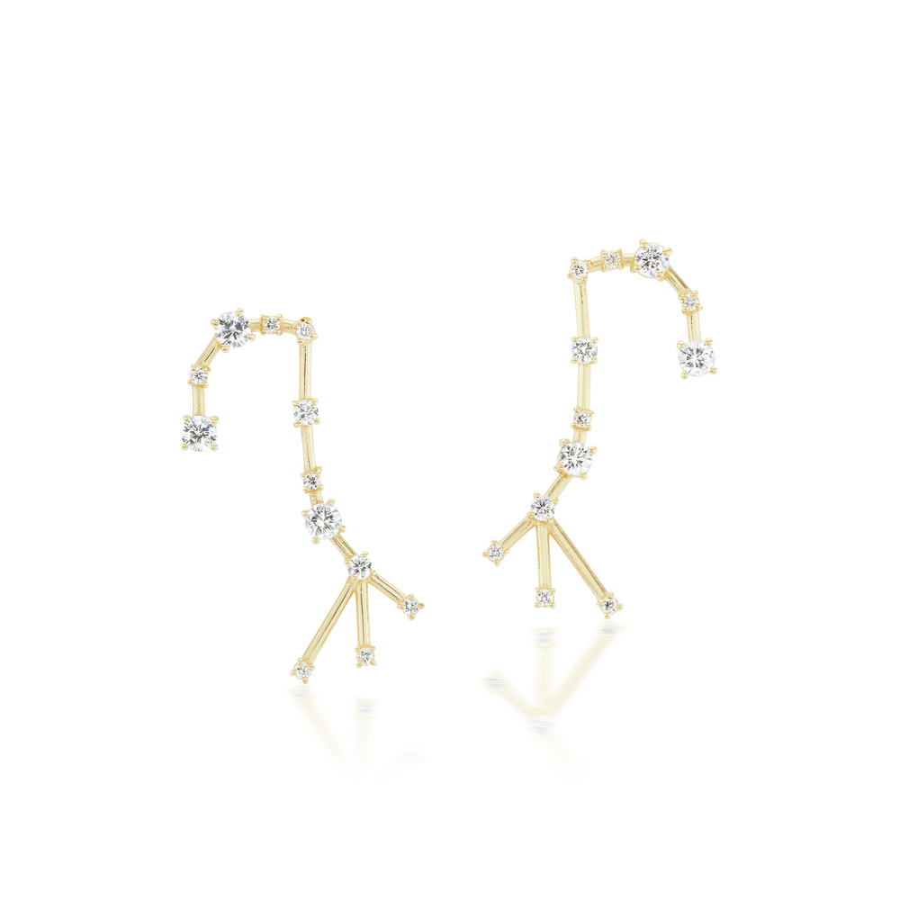 Scorpio Earrings, 1