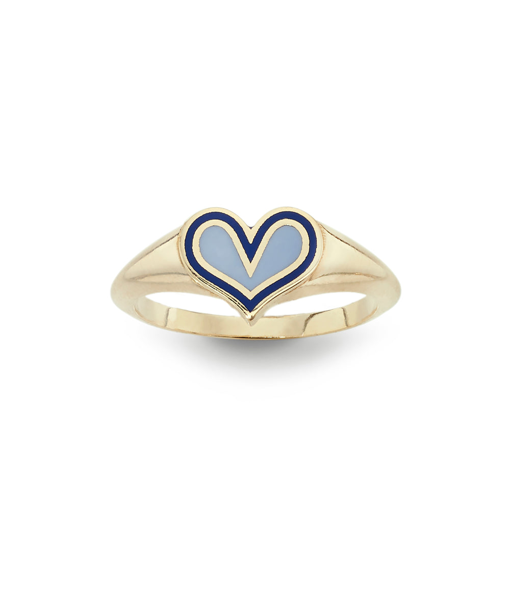 Surf Heart Ring
