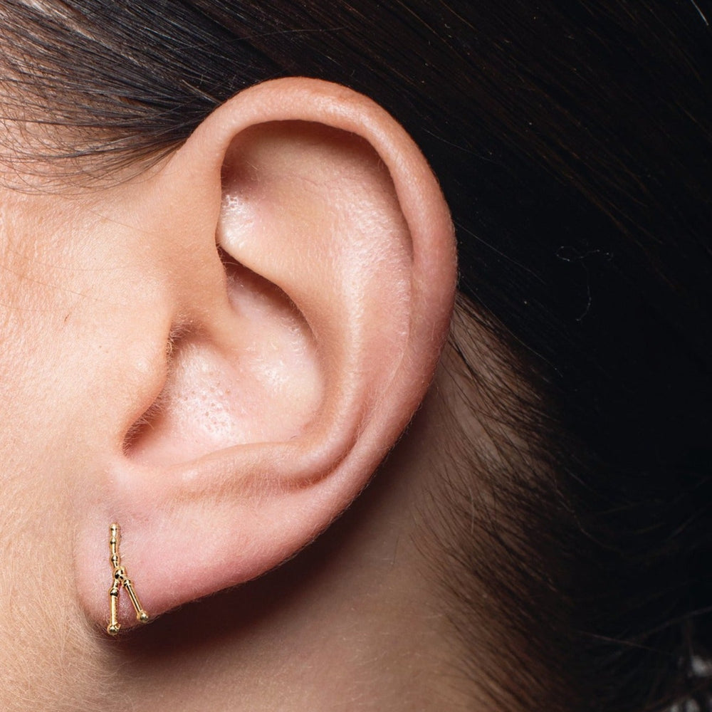 
                  
                    Taurus Constellation Gold Stud Earrings
                  
                