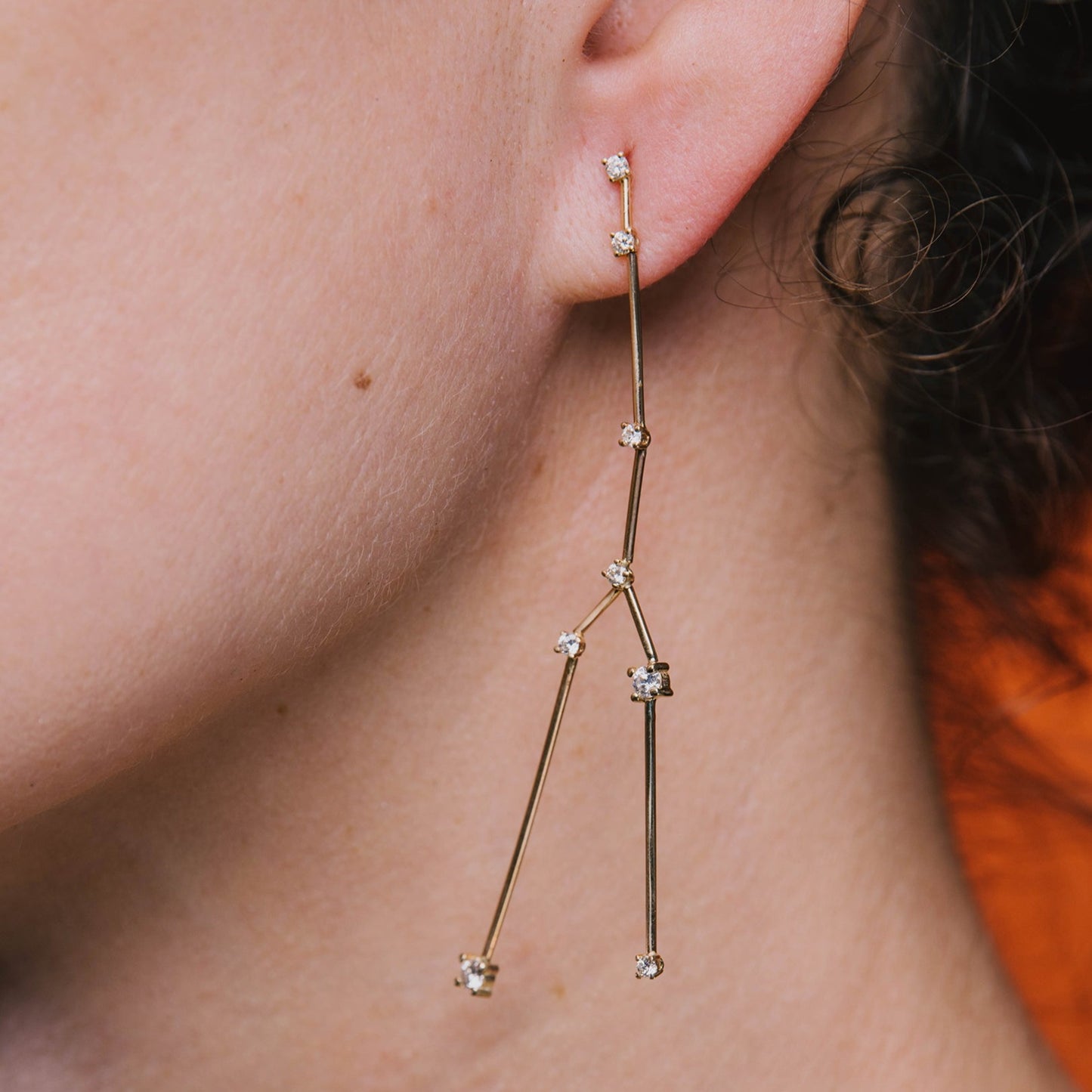 Taurus cheap constellation earrings