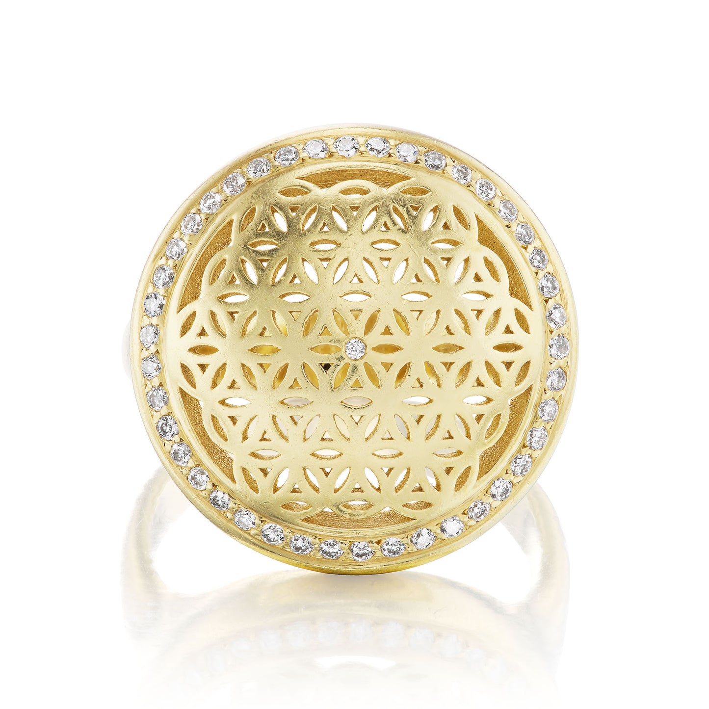 Mart Voorwaardelijk medaillewinnaar Unity Dome Ring – Tara Hirshberg Jewelry