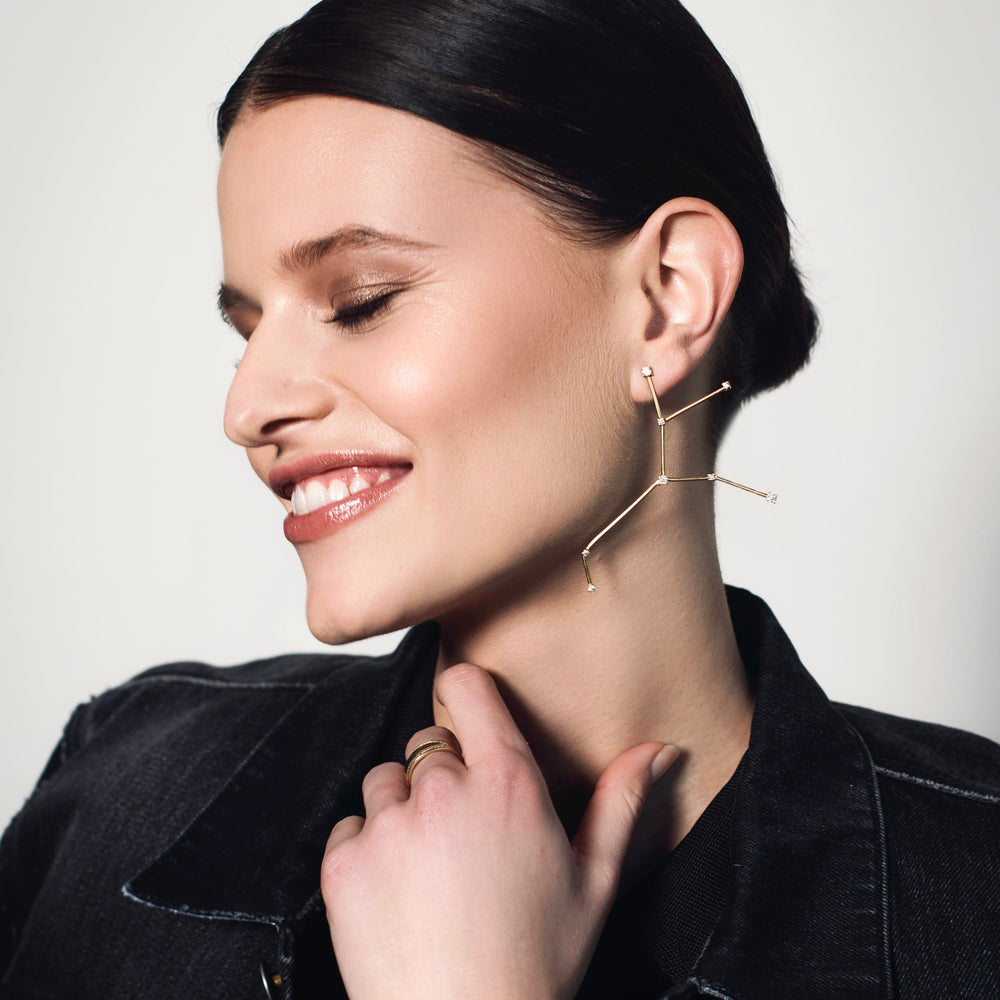 
                  
                    Virgo Constellation Earring (Large, Single)
                  
                