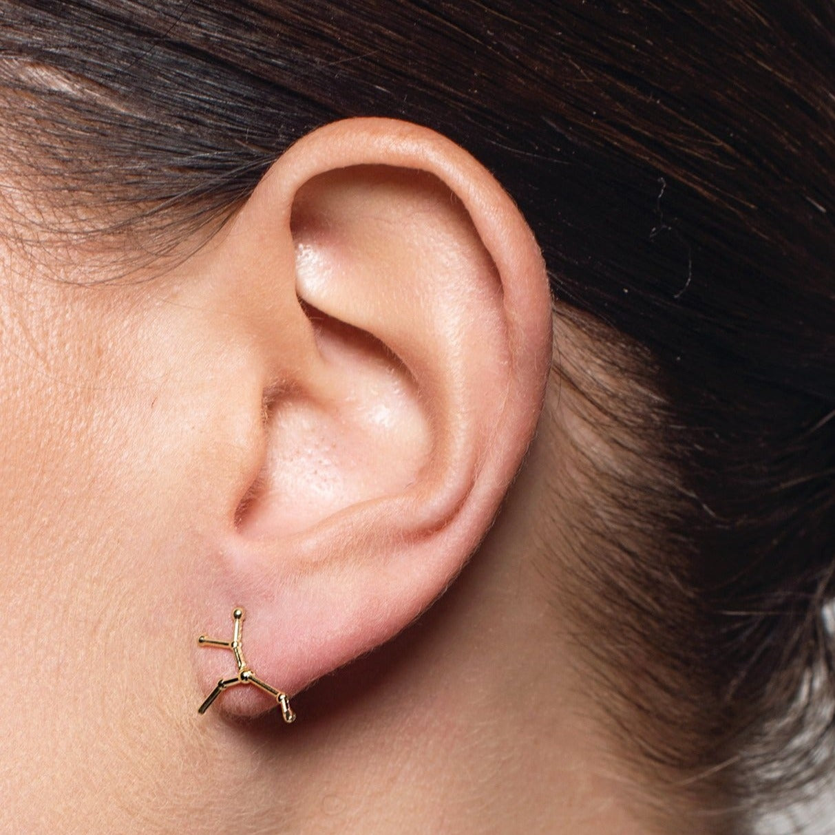 
                  
                    Virgo Constellation Gold Stud Earrings
                  
                