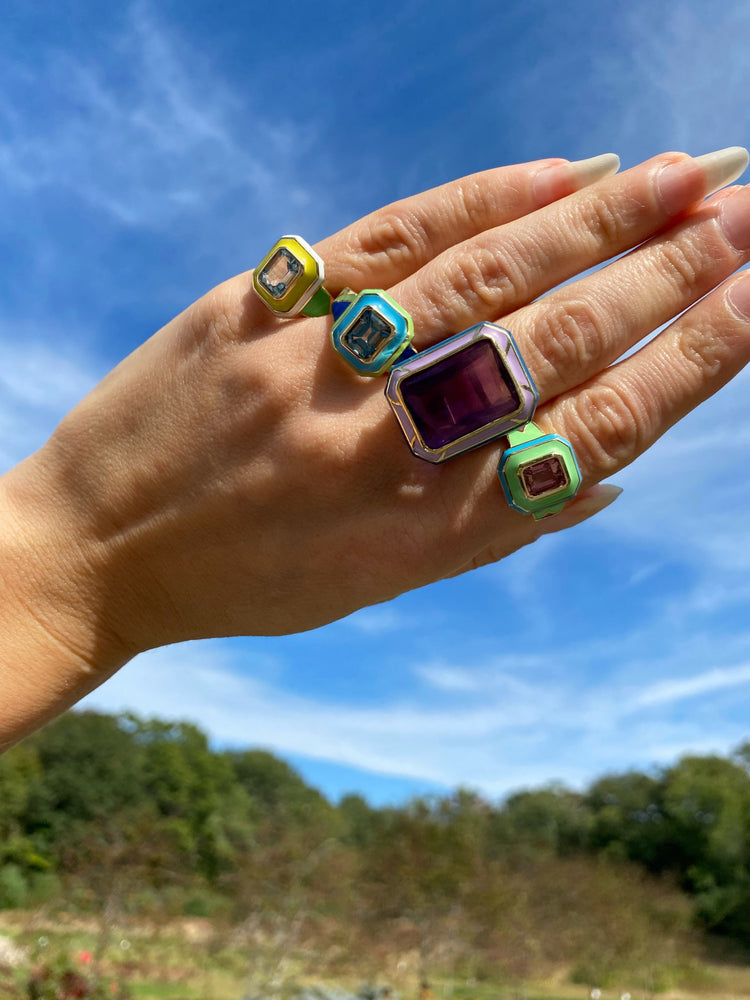 
                  
                    Pink Tourmaline Quad Cocktail Ring
                  
                