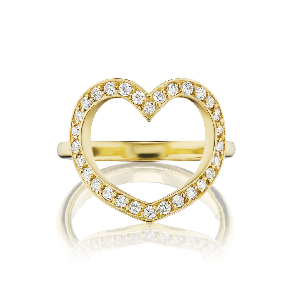 
                  
                    Diamond Heart Ring
                  
                