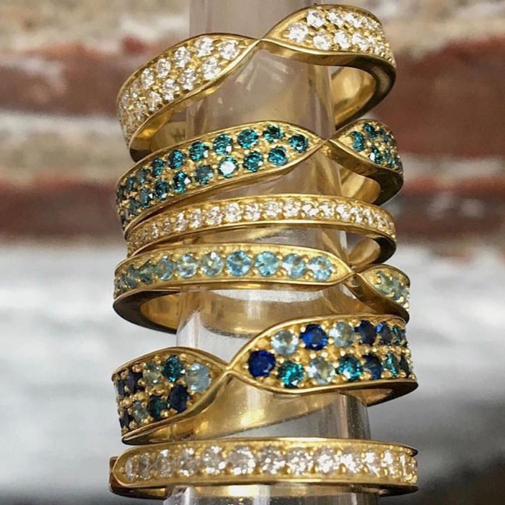 
                  
                    Blue Diamond Goddess Wrap Ring
                  
                