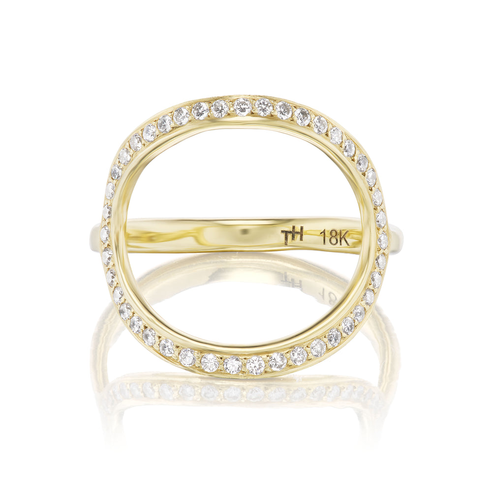 Diamond Circle Ring