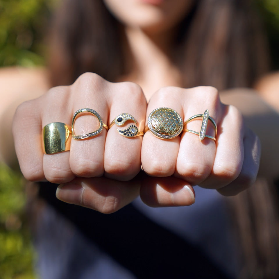 Diamond Circle Ring Tara Hirshberg Jewelry