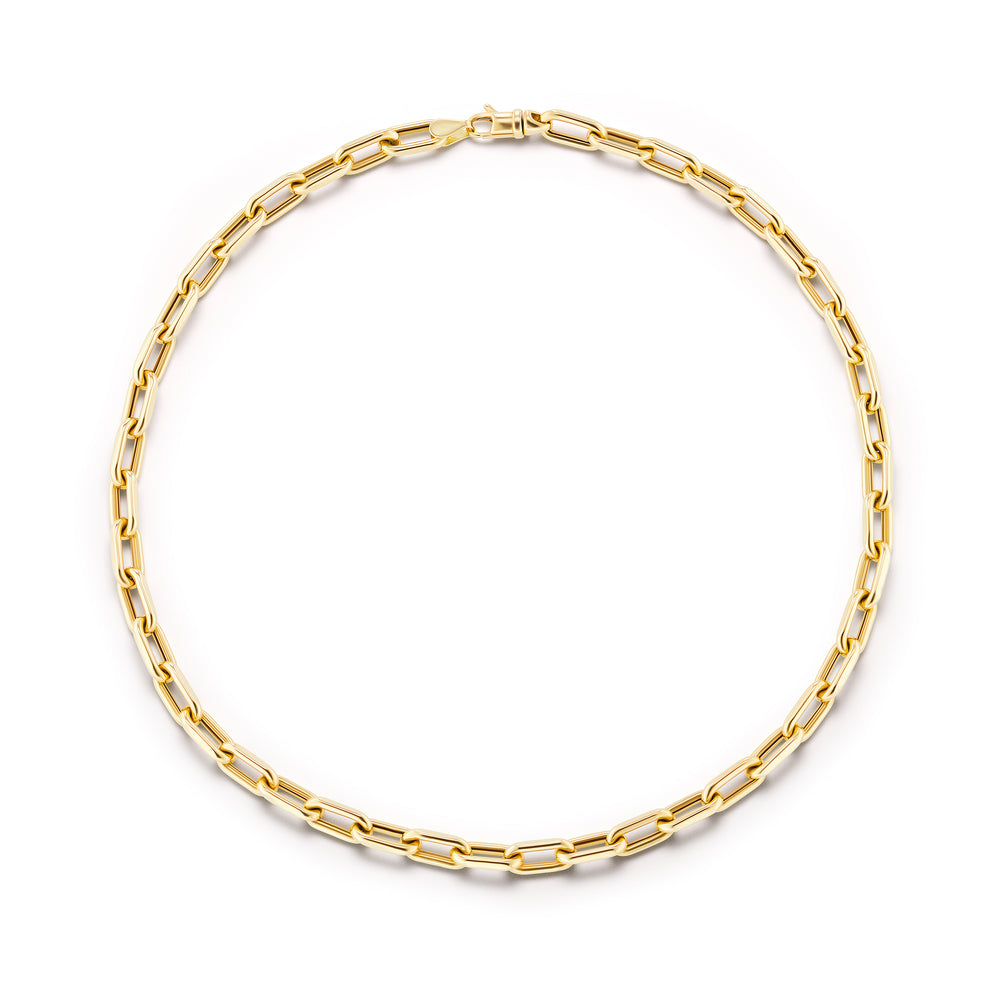 Women's Solid Gold Rope Chain | The Gold Goddess