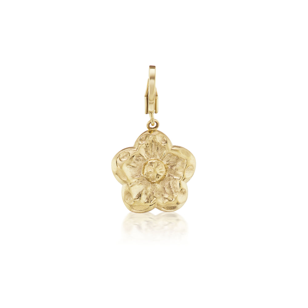 Gold Lotus Flower Charm